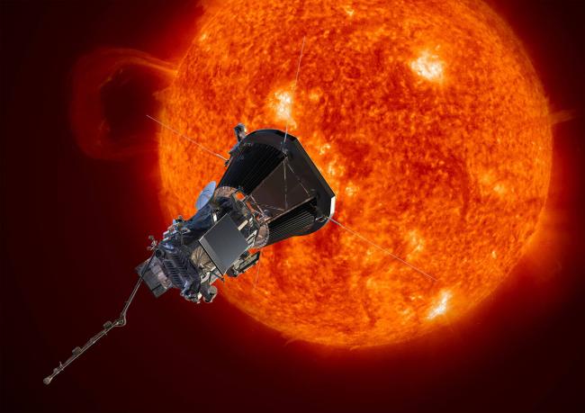 artistic depiction of the Parker Solar Probe 