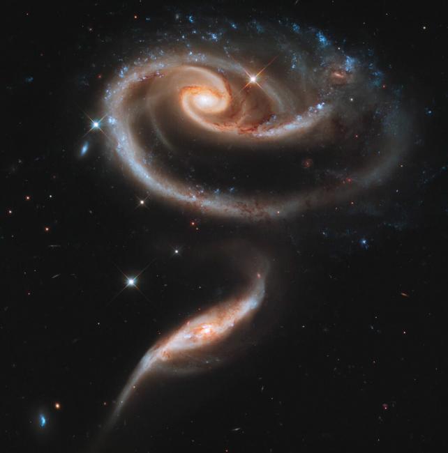 the interacting galaxies Arp 273