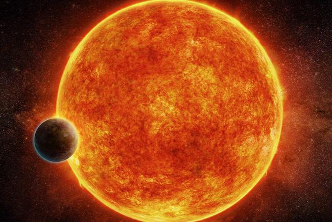 artistic representation of exoplanet LHS 1140b