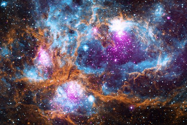 multiwavelength image of the star-forming region NGC 6357