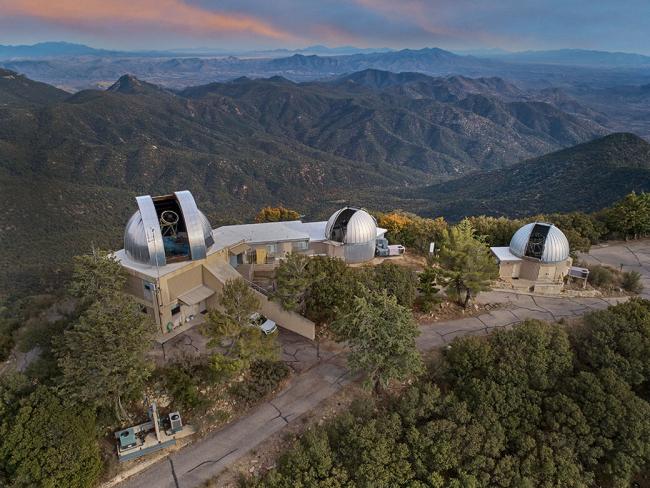 the three Ridge telescopes at the CfA's Fred Lawrence Whipple Observatory, including the 1.3 Meter Telescope