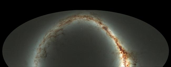 panorama of the sky seen by the Pan-STARRS1 telescope