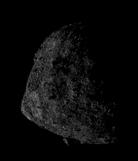 OSIRIS-REx image of the asteroid Bennu