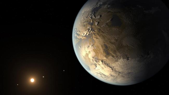 artist's impression of Kepler-186f