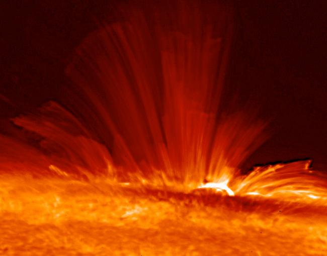 Hinode image of a solar prominence