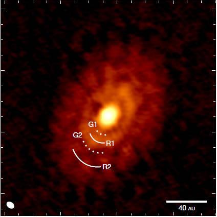 disk around the young star IRS63