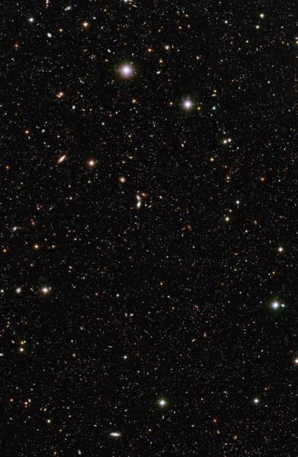 distant galaxies as seen by the VIMOS and WFI instruments on the ESO Very Large Telescope