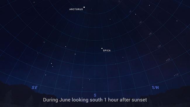 Spica and Arcturus
