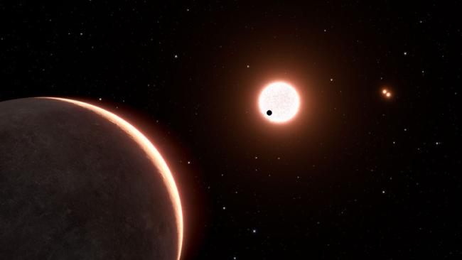 Artist's concept of the nearby exoplanet, LTT 1445Ac