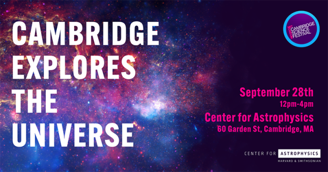 2024 Cambridge Explores the Universe banner