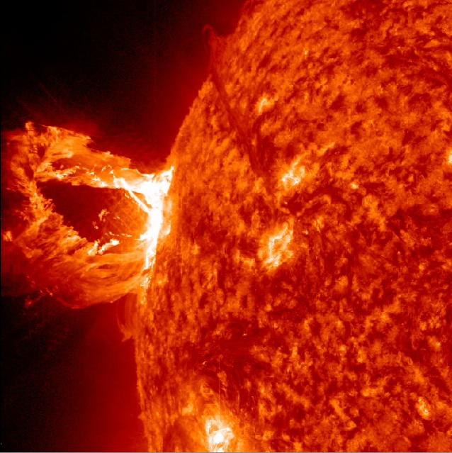 Spectacular Solar Eruption Captured on April 16, 2012