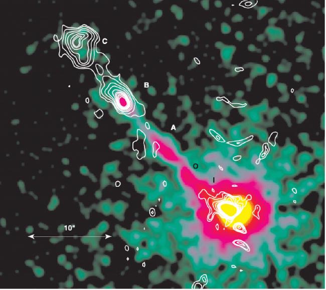 A Giant Quasar Jet