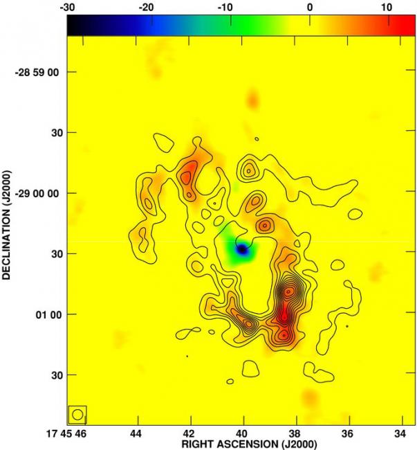 Matter Falling in Toward the Galactic Center