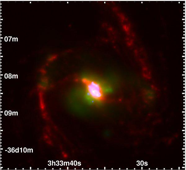 Images of a Nuclear Starburst in X-Rays