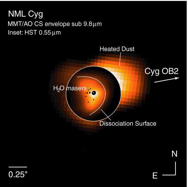 Imaging a Giant Star's Dusty Envelope