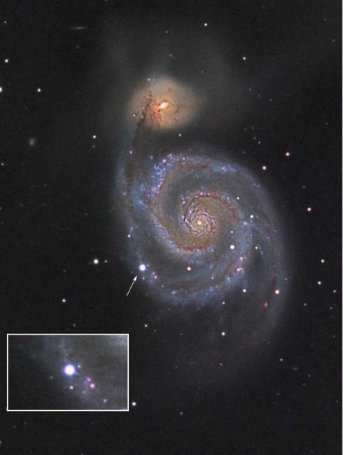 Imaging an Expanding Supernova Shell